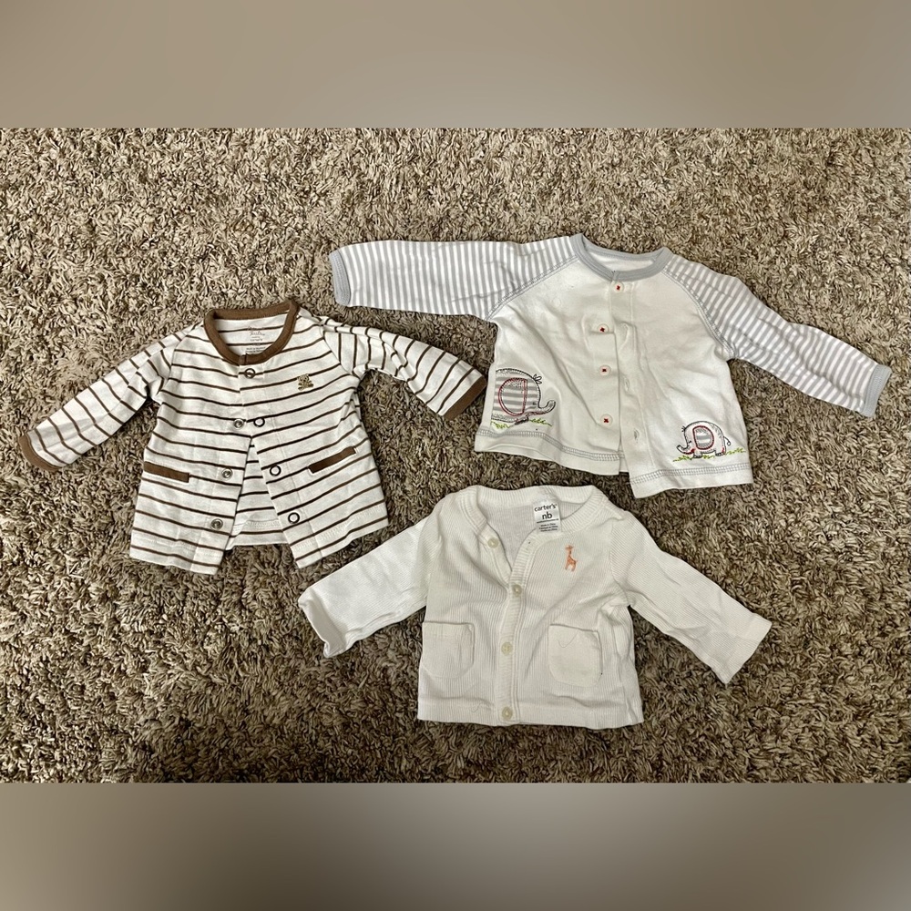 Set of Three Baby Cardigans